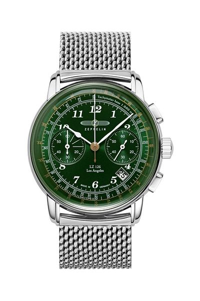 Zeppelin LZ 126 Los Angeles chronograph watch for men