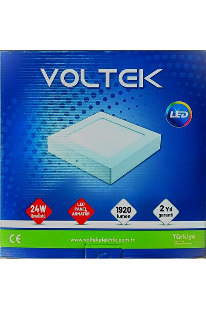 Voltek 24w Led Kare Panel Beyaz Işik