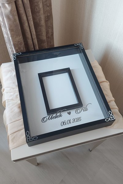 Verda Çerçeve Rama de memorie cu trandafir alb 40x50 Cm! Rama foto! Rama de m...