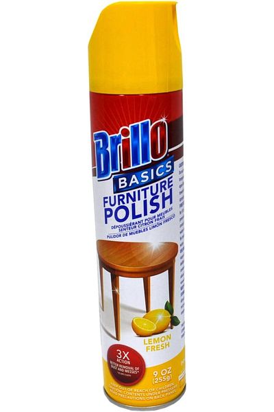 Brillo Aerosol Lemon Furniture Polish-255 g