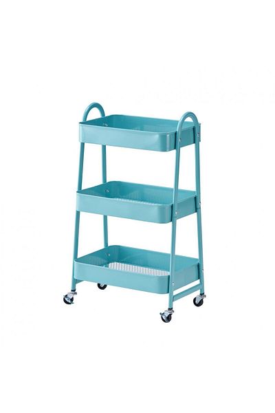 Heinner Storage trolley with 3 shelves - Turquoise