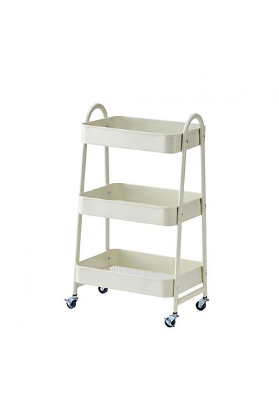Heinner Storage trolley with 3 shelves Beige