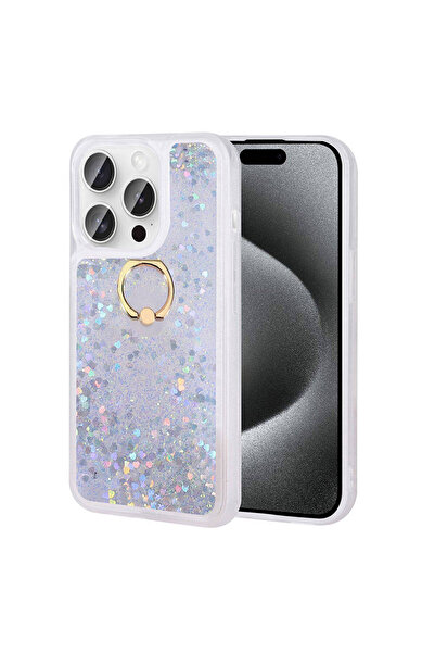 teknocep store powered by حافظة TKNC Milce متوافقة مع هاتف iPhone 15 Pro - فضي