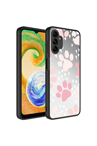 teknocep store powered by حافظة Galaxy A04S ذات نمط مرآة لامعة مع حماية للكام...