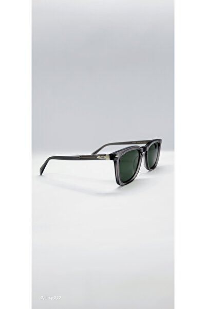 Jooy Angled Model Transparent Smoked Sunglasses