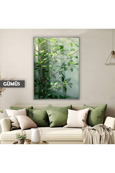 Harikabirev HARİKABİREV | MODEL DE PLANTĂ VIVIDĂ CU FRUNZE VERDE CY1 | TABLA ...