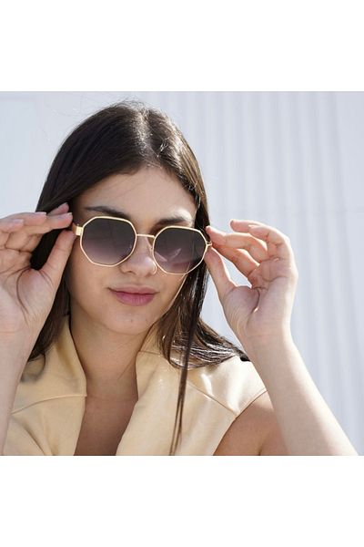 ZAAS Opulent Mist Sunglass ‚ Elegant Oversized Sunglasses