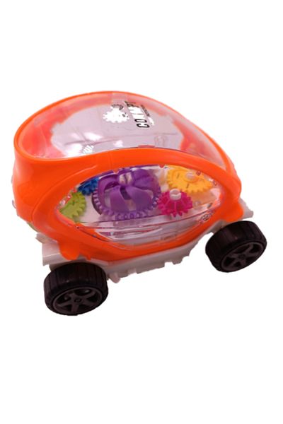 dalimag Toy Car for Kids with Lights, Sounds, Dancing, Orange,