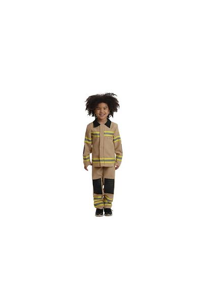 Rubies Fire Fighter Tan Costume 3-4 Years