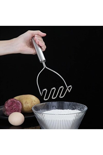 Arkhelais أداة هرس البطاطس 24 سم - معدن مقاوم للصدأ