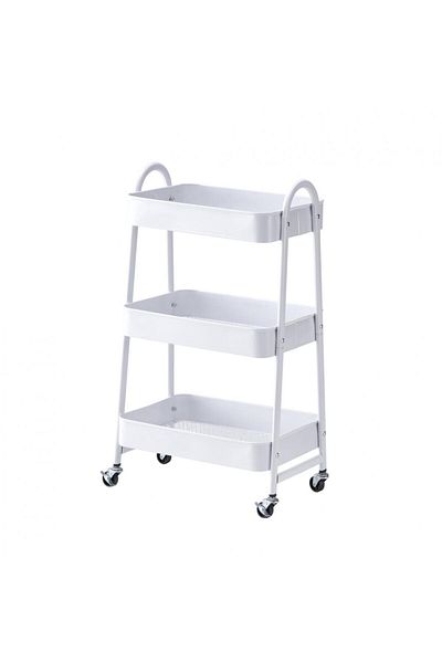 Heinner Storage trolley with 3 shelves - White
