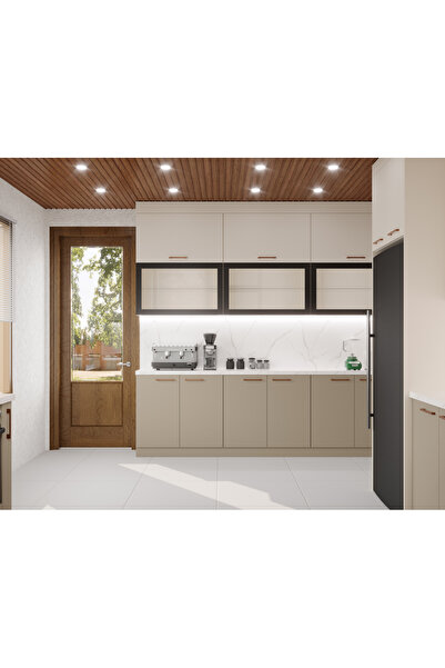 SadeceInterior MUTFAK DOLABI TAKIMI Ölçüye Özel 450 cm( Alt +Üst Takım )