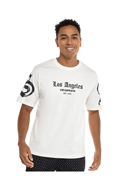 R&B تي شيرت عاجي MYF- مقاس S-XXL