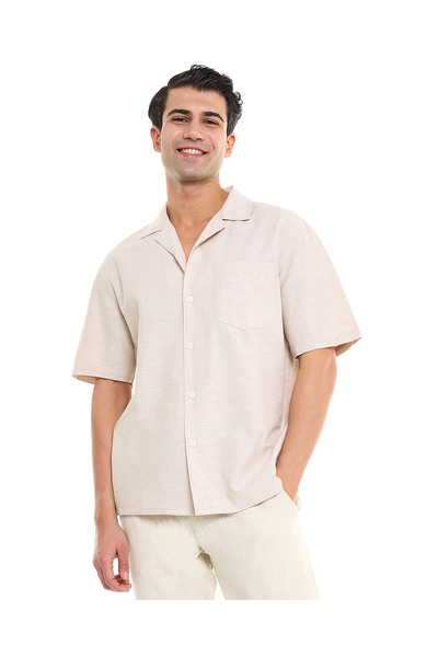 R&B قميص بيج MCF-SS-S-XXL