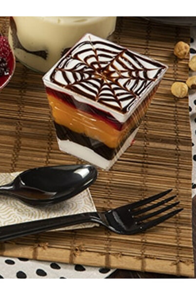 MEZ-PACK PRİZMA KASE 30 ADET KAPAKLI 200 CC KUBİK MAGNOLYA KASE