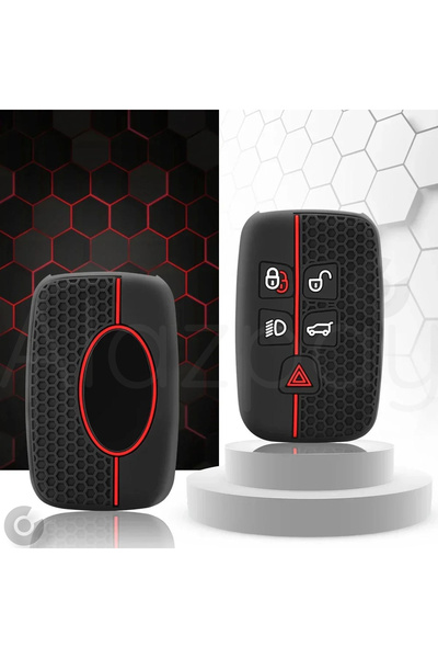 Alazpay Husă pentru chei cu model din silicon Land Rover Range Rover Sport Ev...