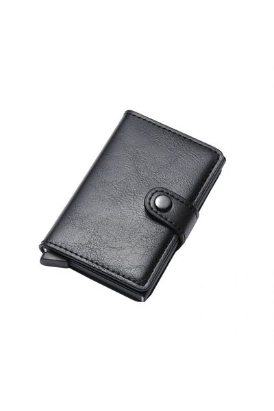 JustZEN RFID Protected Slim Card Wallet, JustZEN™, Super Compact, Black