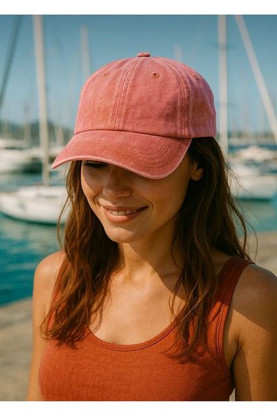 SFCOLLECTION Unisex Premium Washed Cotton Vintage Hat - Adjustable Sports Baseball Cap