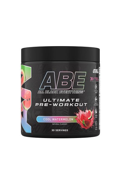 applied nutrition ABE Pre Workout - Cool Watermelon, 375 G, Pre Workout Powder, Energy & Physical Performance