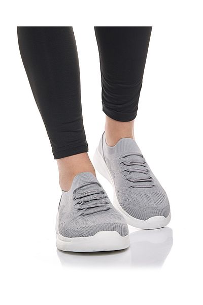 R&B Grey LADIES SPORT SHOES 36-41
