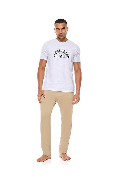 R&B Beige MNW-LOUNGE PANT-S-XXL