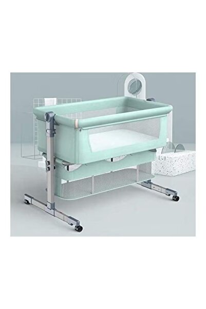 rexa سرير أطفال محمول قابل للإزالة والطي وتعديل الارتفاع والمقاس