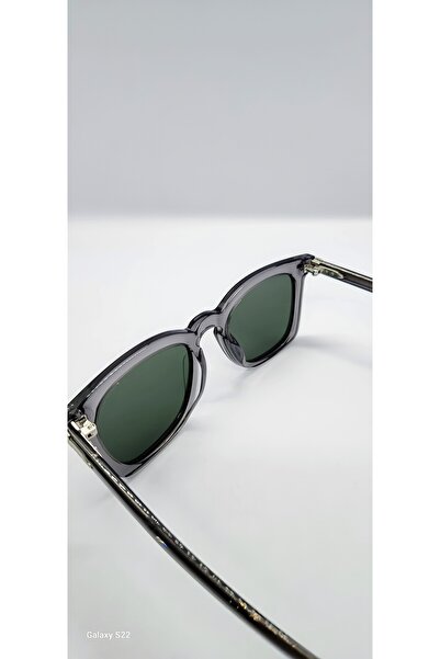 Jooy Angled Model Transparent Smoked Sunglasses