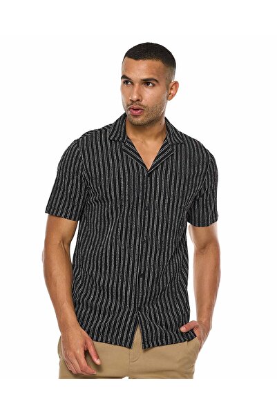 R&B قميص MYF SS محبوك أسود - S-XXL