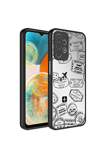 teknocep store powered by حافظة هاتف Galaxy A23 ذات نمط مرآة لامعة مع حماية ل...