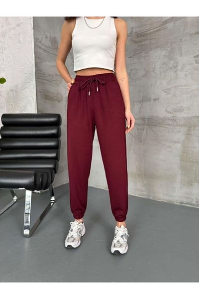 boutich WOMEN'S ELASTIC WAIST TRACKPANTS