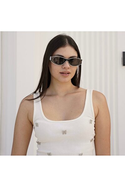 ZAAS نظارة شمسية Eclipse Edge ‚نظارة شمسية بدرع أسود جريء