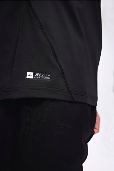 Haşema Active Erkek Siyah Spor Tişört 5030