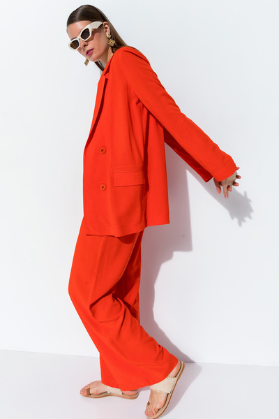 Miss Lilium Şal Yaka Pantolon Ceket Takımı