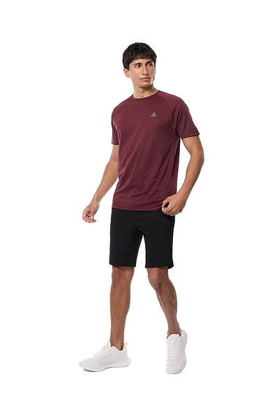 R&B Burgundy MAW-SOLID TEE-S-XXL