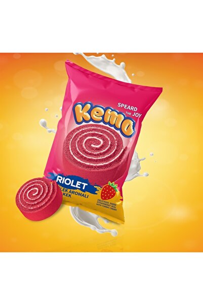 KEMO 45 GR RULO ÇİLEK AROMALI KEK 24 AD.