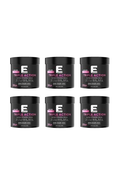 Elegance E-Series Venus Triple Action Styling Gel – 250ml (Pack of 6)