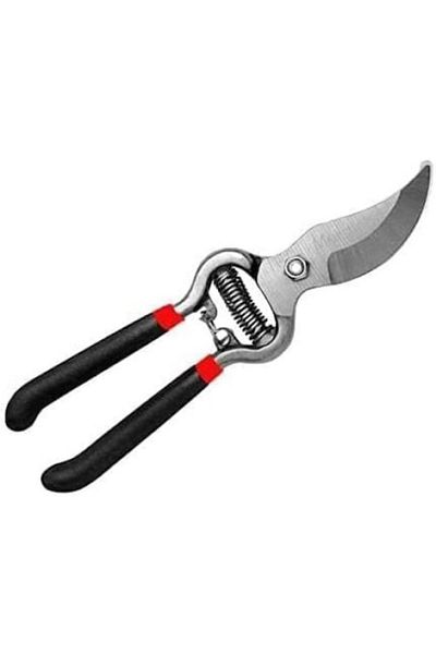 dalimag Garden Shears from Steel, Compression Spring, 25 cm, Black,