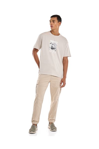 R&B Beige KNIT CARGO S-XXL