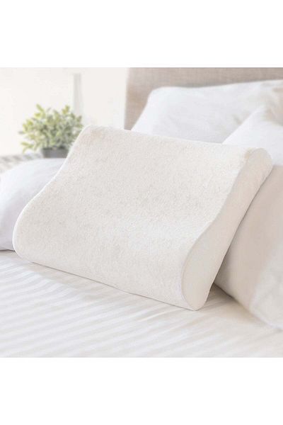 Bed N Home SA Memory Foam Contour Pillow - White 40x60x13cm