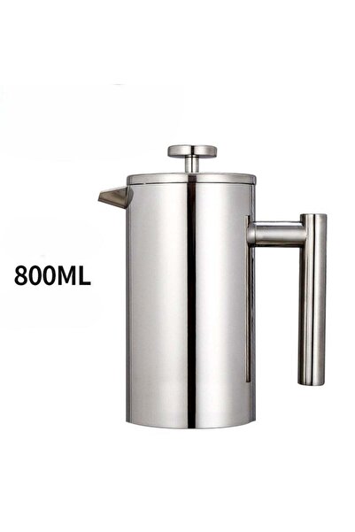 huitich Stainless Steel French Press Coffee & Tea Maker 800ML Double Layer