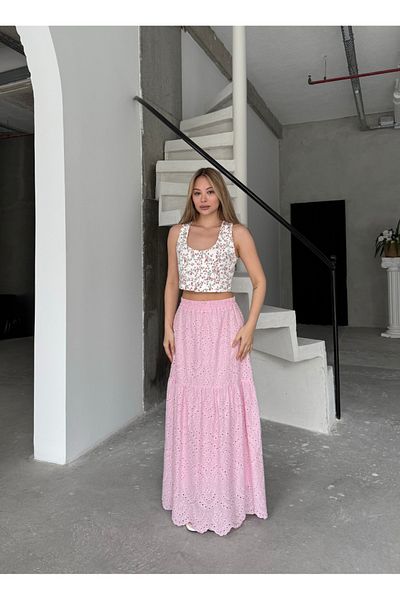 Melike Bakar Boutique Flower Patterned Vest