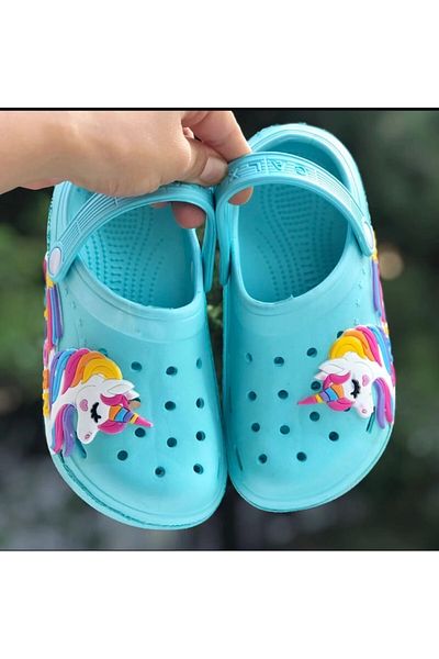 Pandalina Girl's Figure Sandals Anti-Slip Lightweight Sole Luxury Children's Sandals Slippers
