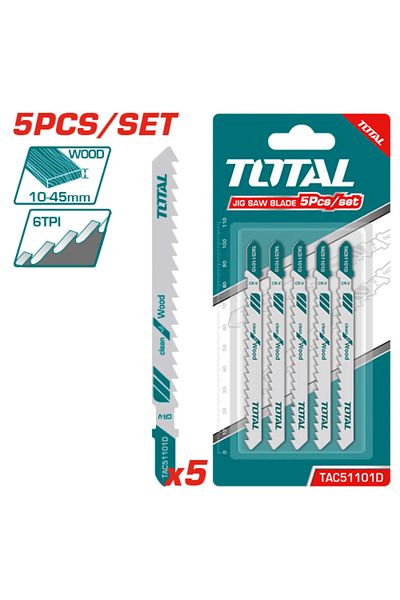 TOTAL Total Tac51101d 75mm 5pcs/set Circular Saw Blade Set