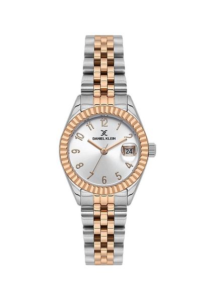 Daniel Klein Dk.1.13969-9 Metal Cord Metal Case 3 Atm Water Resistant Metallic-Rose Color Women's Wristwatch