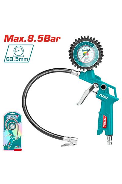 TOTAL Total Tat11601 8.5bar Air Gun with Clock