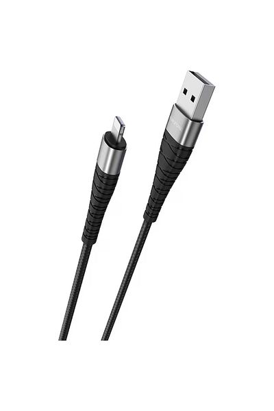 Borofone HOCO BX32 USB Lightning Data and Charging Cable, 1 m, Black