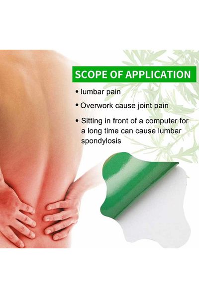 sefudun Set Of 12 Lumbar Pain Relief Patches, 100% Formula From Chinese Herbs,