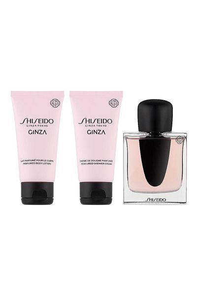 Shiseido Ginza Eau de Parfum Gift Set-Eau de Parfum+Scented Body Lotion+Scented Hand Cream