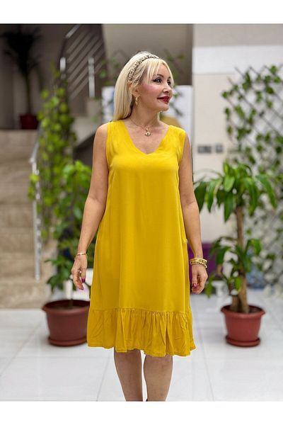 Punta Otantik Ml16031 Viscose Milano Dress