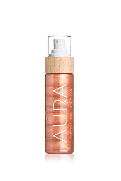 Cocosolis AURA, Peptide Shimmer Spray, brightens, moisturizes, for face, body and hair, 100 ml